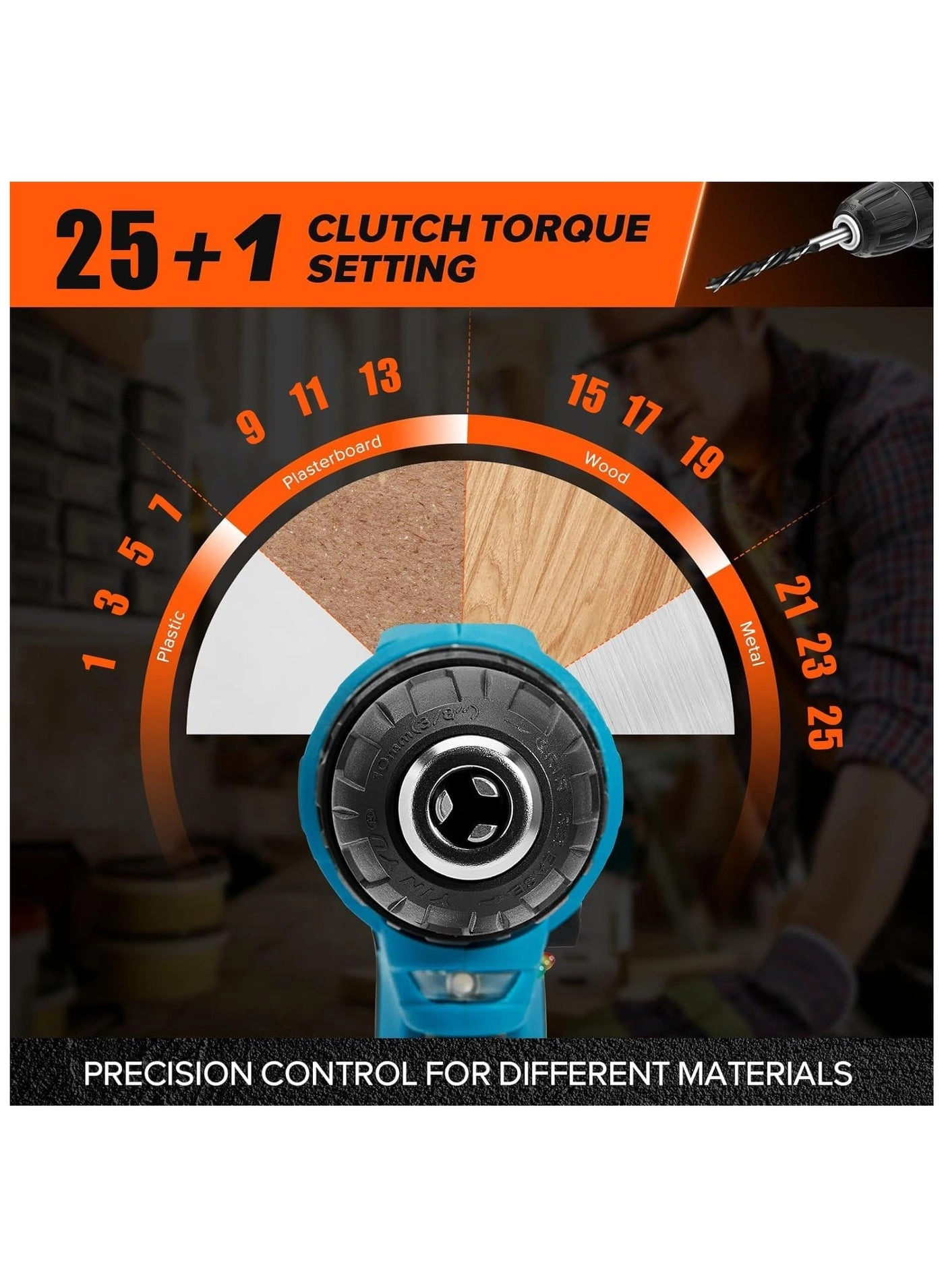 Cordless Drill - 1300mAh 48V