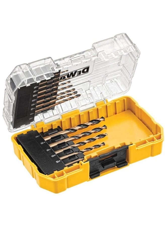 Black Oxide Drill Bit Set - High Speed Steel 13-Piece 1/16-inch - 1/4-inch