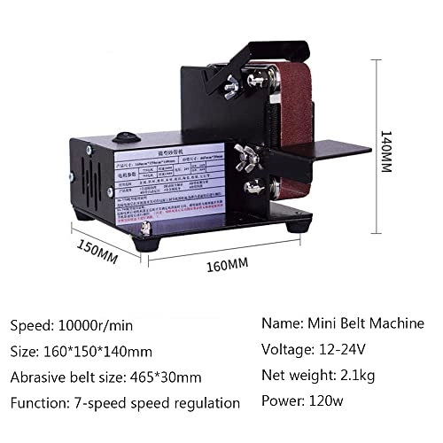Handheld Electric Belt Machine - 6000-12000RPM Mini Without Bracket