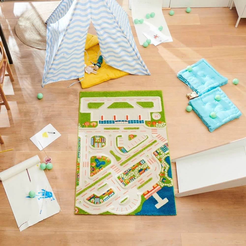 Mini City Design Educational 3D Carpet Playmat - 3D 100 x 150 cm