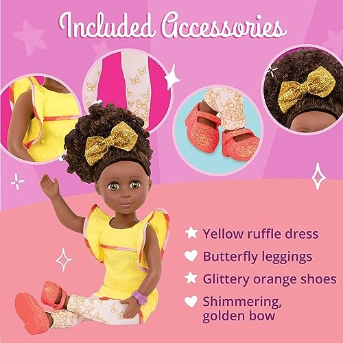 Nelly Doll - 14 inch Yellow Ages 3+