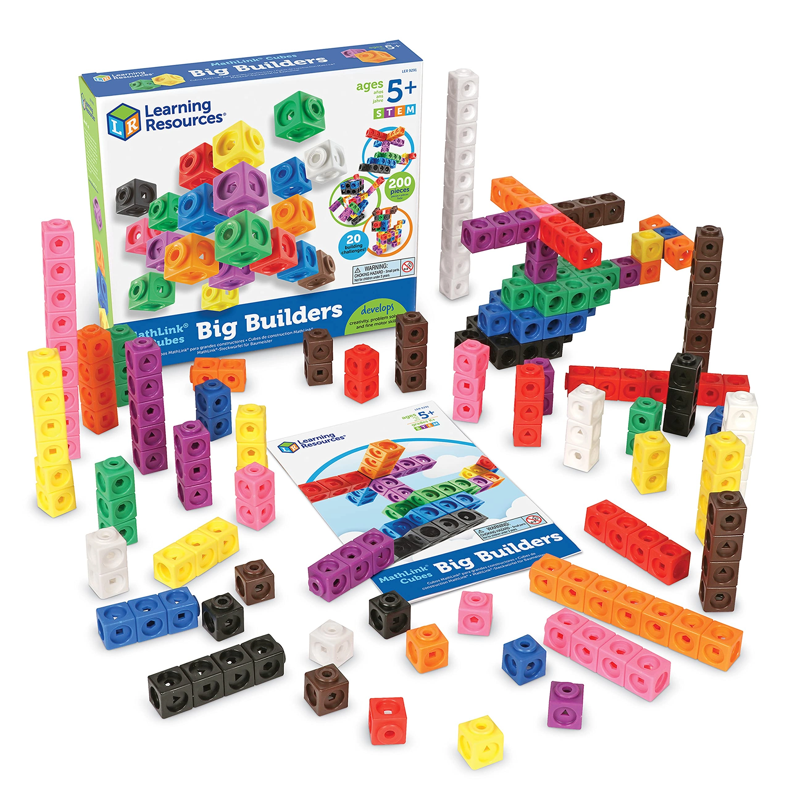 Learning Resources MathLink Cube - 5 - 10 years 200 pieces
