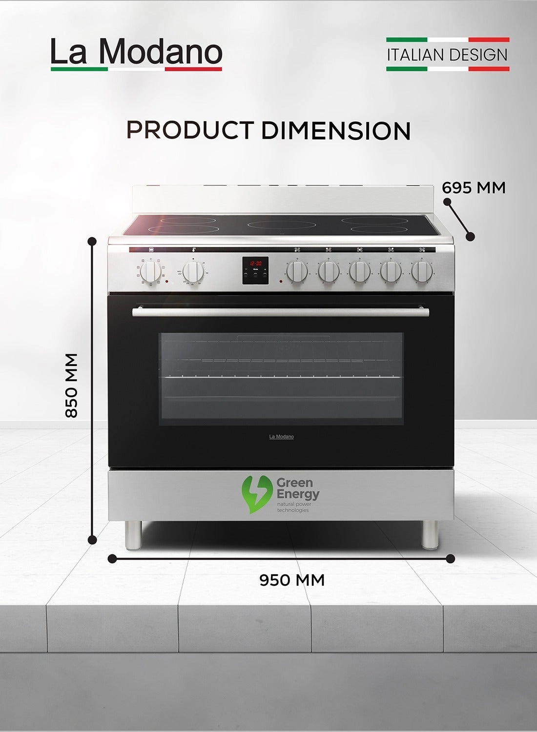 LMC904VT 90x60 Cm Electric Oven