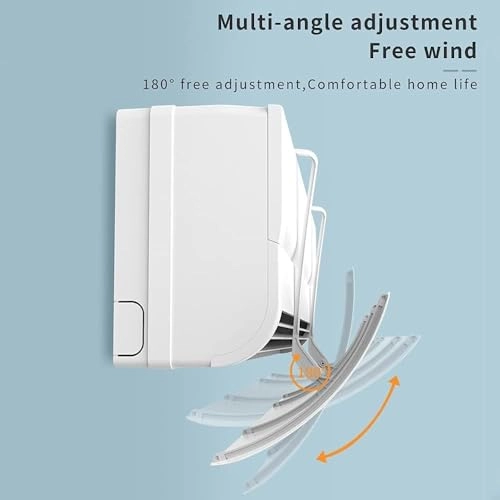 Air Conditioner Deflector - White 29.8 × 9.3 × 9.3 cm