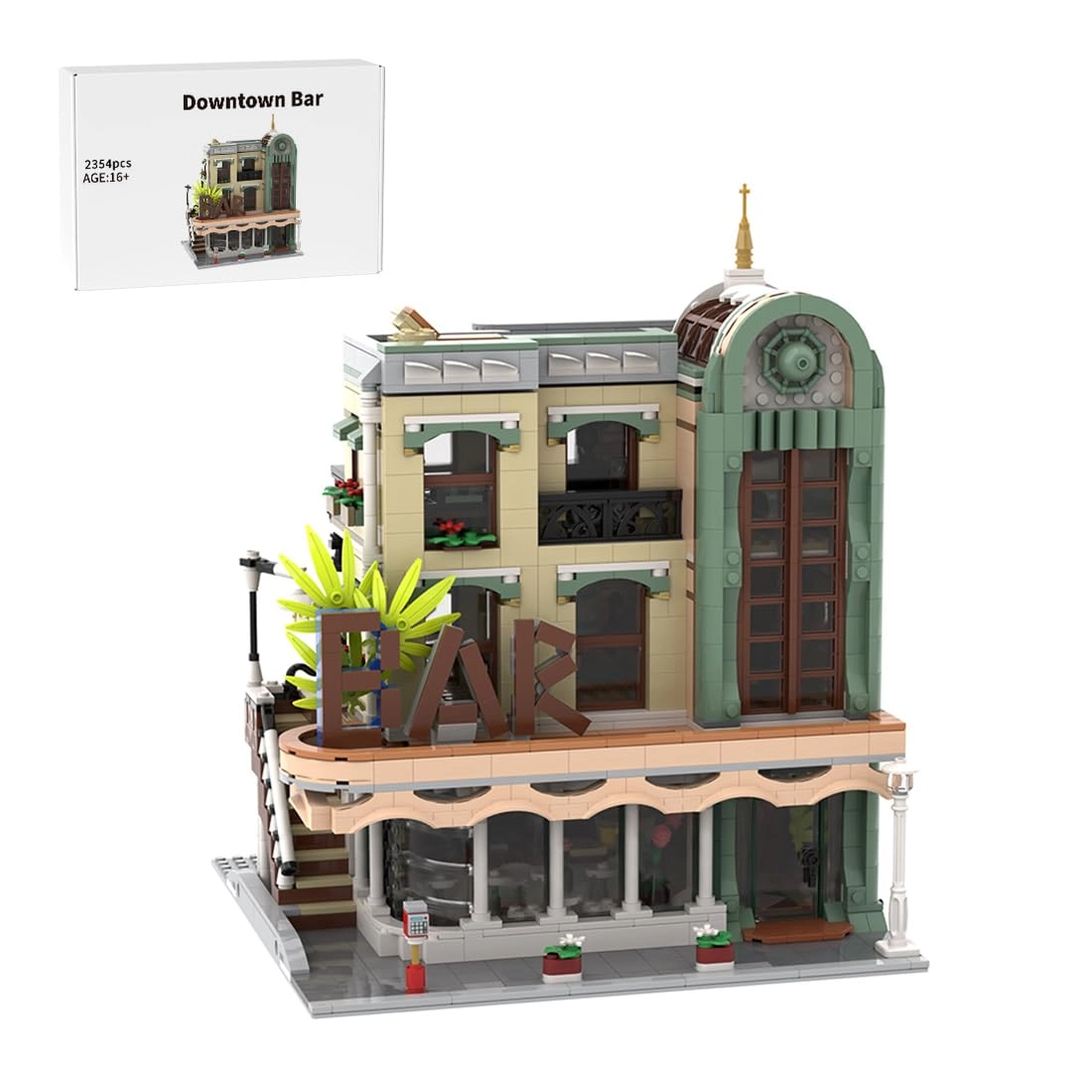 GoAssemb MOC-187660 Downtown Bar - 2354 pcs