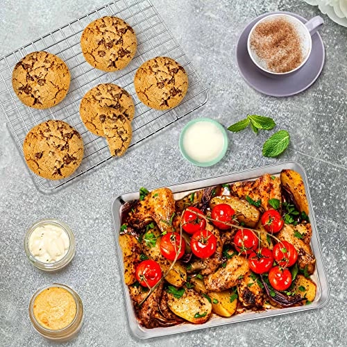 Baking Pan - 10.4 INCH + Baking Rack - 9.7 INCH
