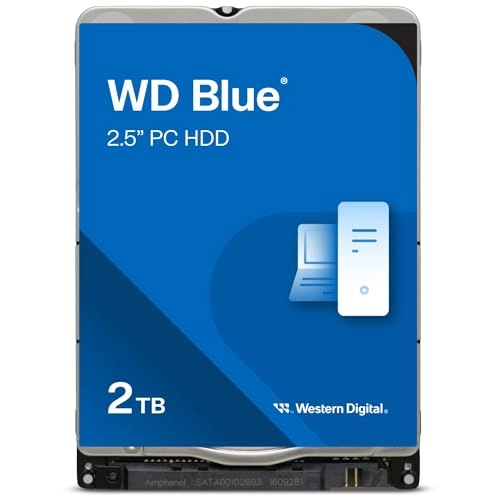 Blue 2.5" 5400rpm SATA 6Gb/s (WD20SPZX-SPUA7T0) - 2TB