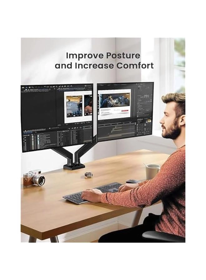 Dual Monitor Mount - 32 inches VESA 75/100mm