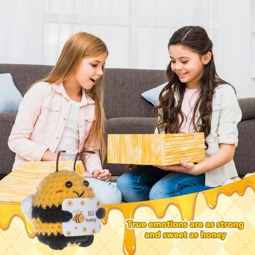 Bee Positive Bee 8 cm Wool