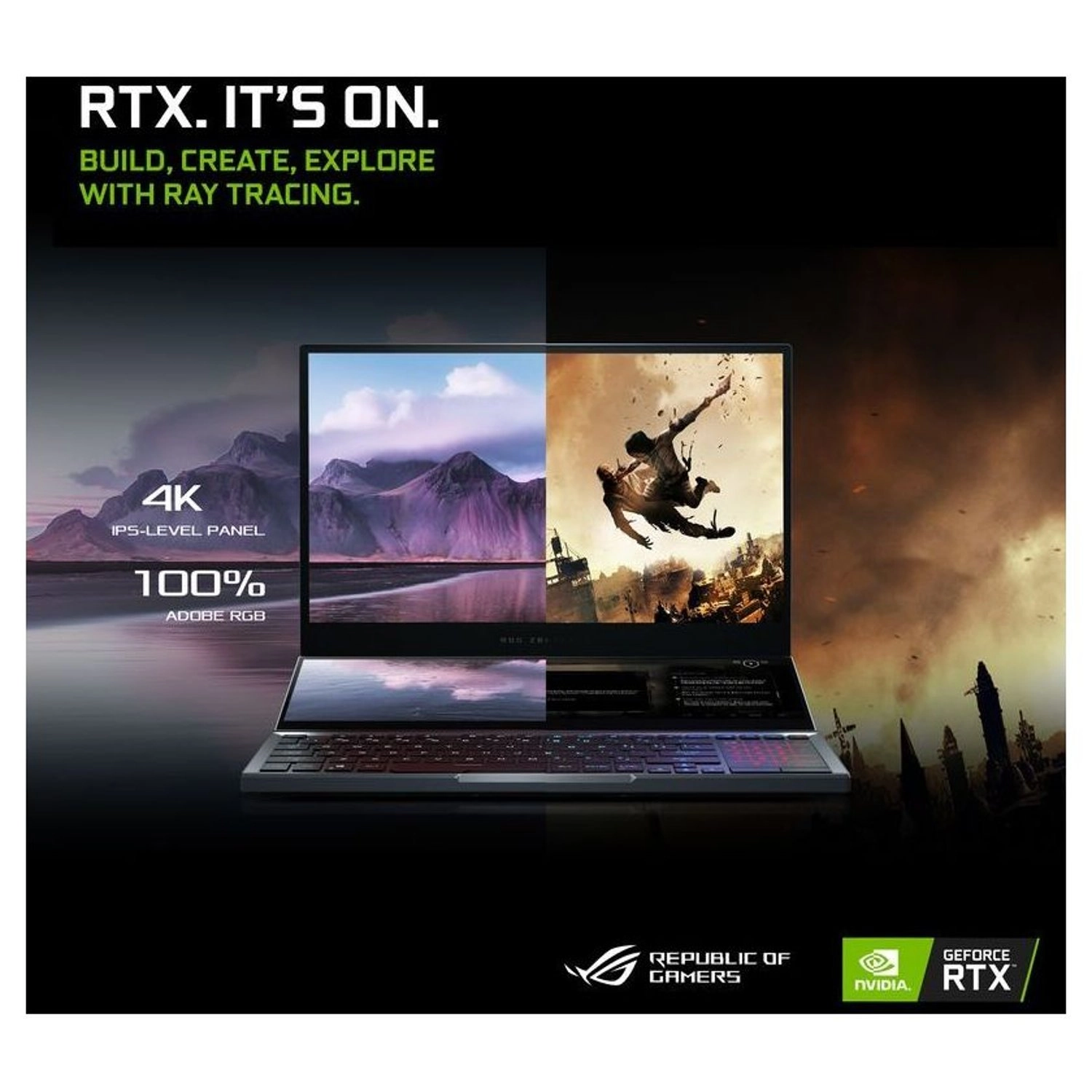 ROG Zephyrus Duo GX550LXS-XS99 - 15.6'' Core i9-10980HK 32GB DDR4 2TB SSD