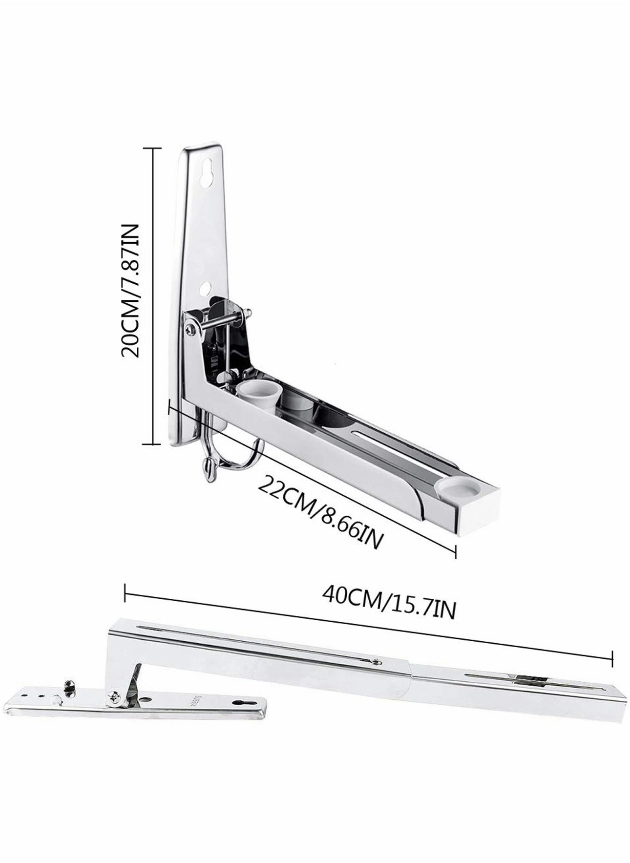 Microwave Shelf - 304 Stainless Steel 220mm-400mm 77lbs/35kg