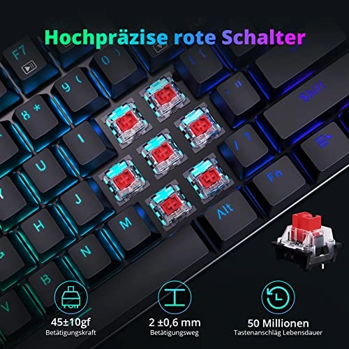 Gaming Keyboard - DE Wired