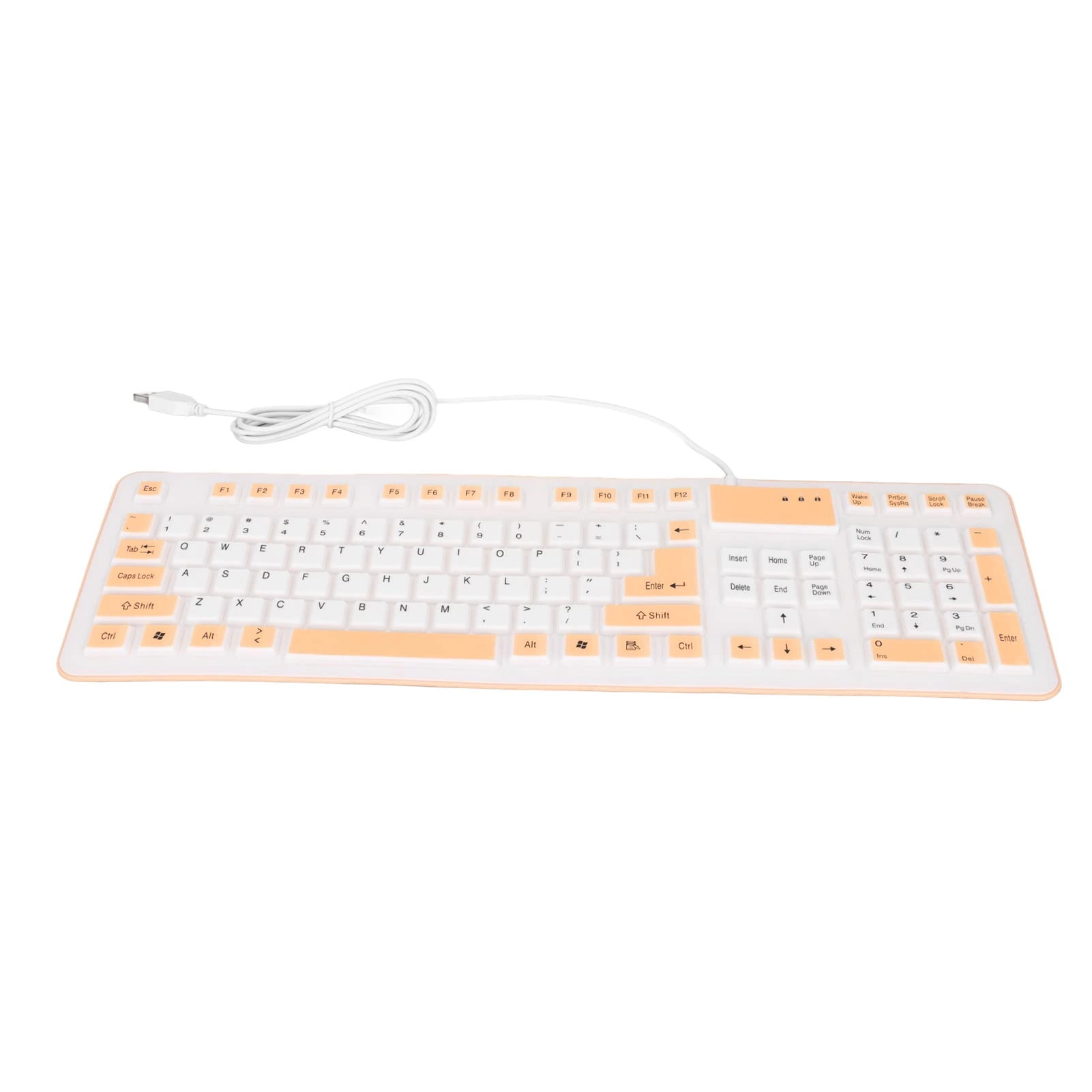 Foldable Silicone Keyboard - Wired