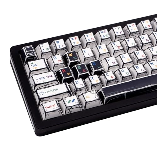 Manga Style PBT Keycaps Set - keyboard