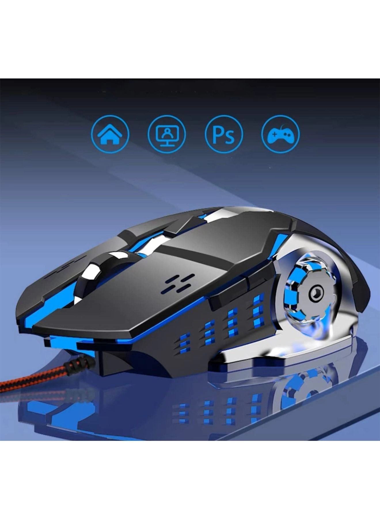 Gaming Keyboard - Wired + Mouse