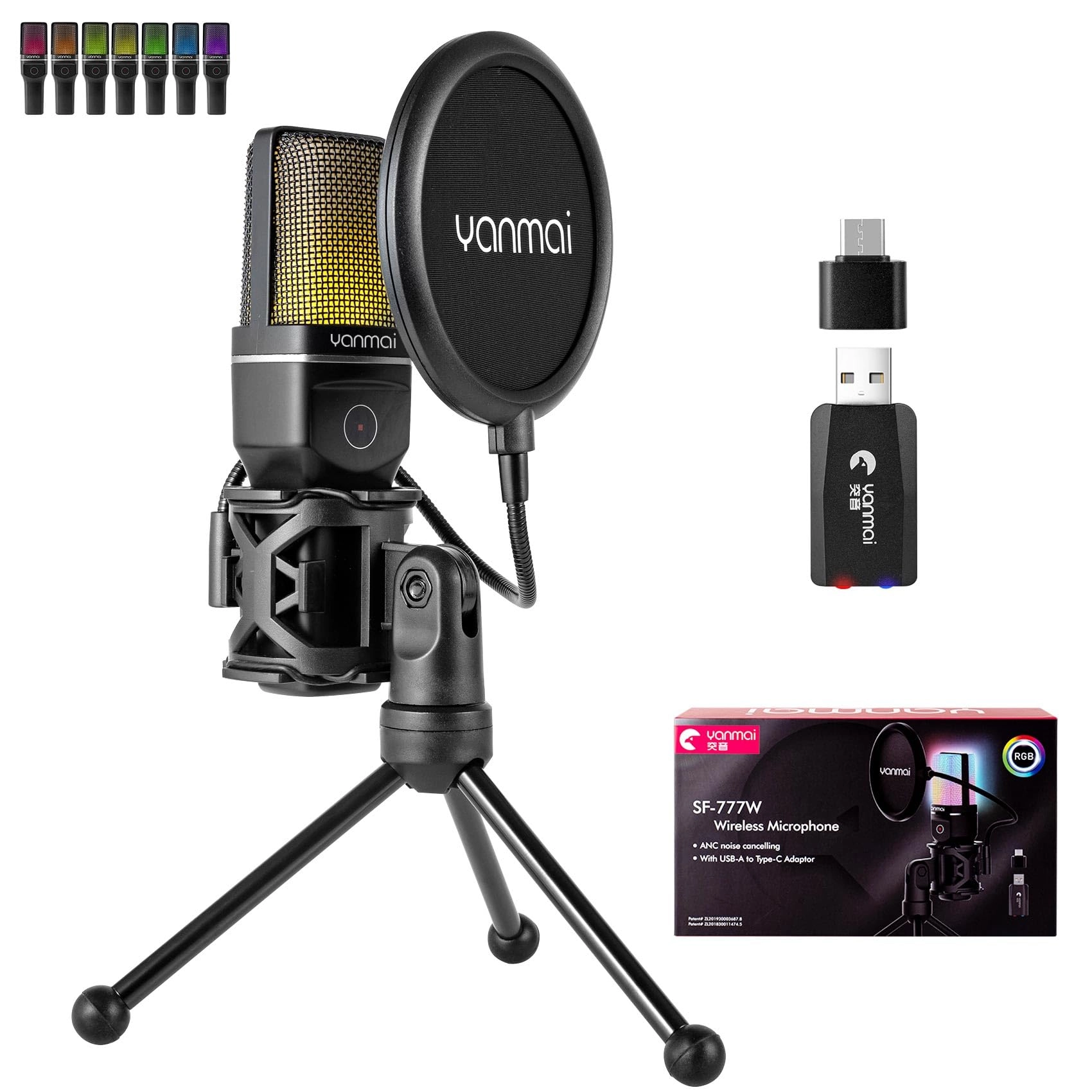 SF-777W USB+Wireless Microphone