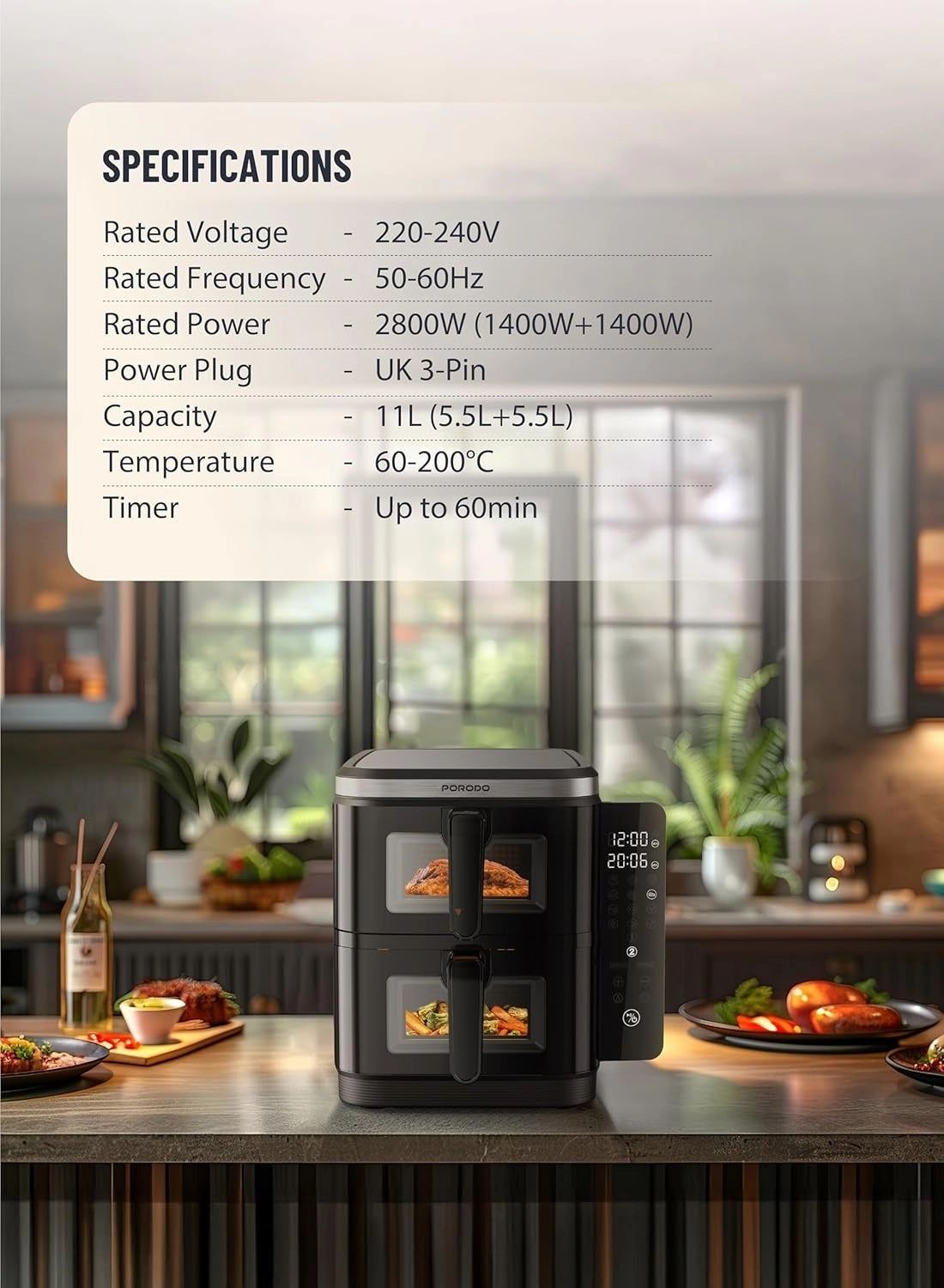 Double Stack Air Fryer