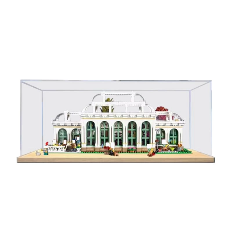Lego City Display Case (21353) - Clear Acrylic Black Bottom 21.65x11.81x9.84in.