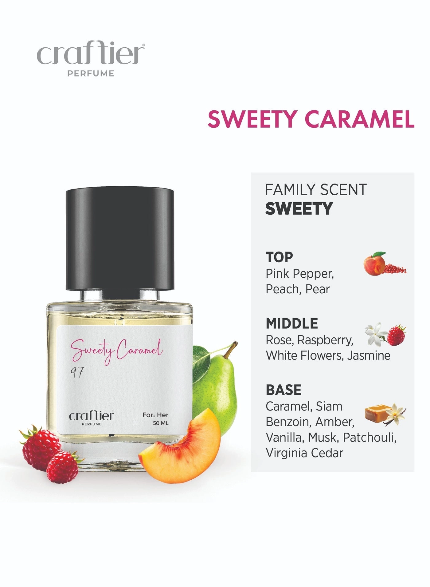 SWEETY CARAMEL - Eau de Parfum 50ml