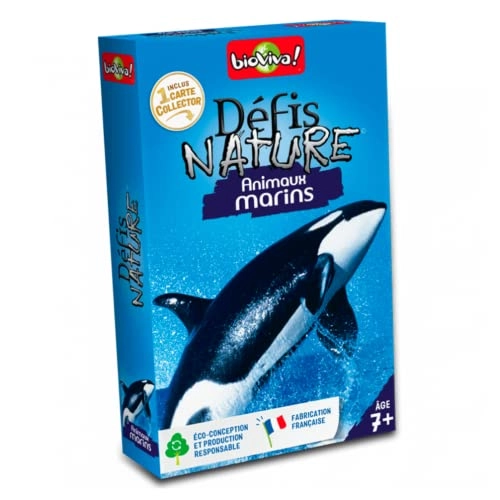 Bioviva Nature Challenges Marine Animals - Card Game (French)