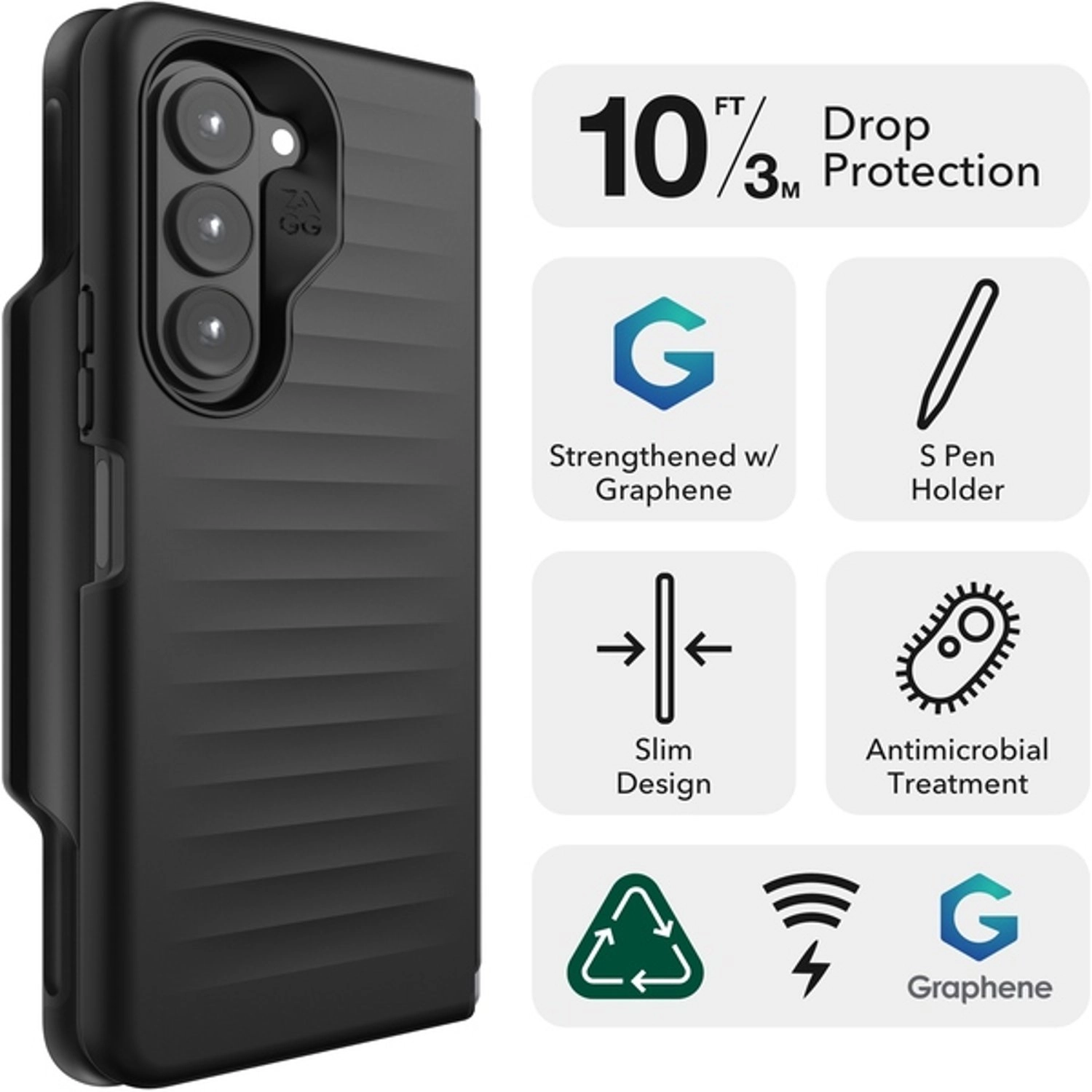 Bridgetown Case Graphene for Galaxy Z Fold 5