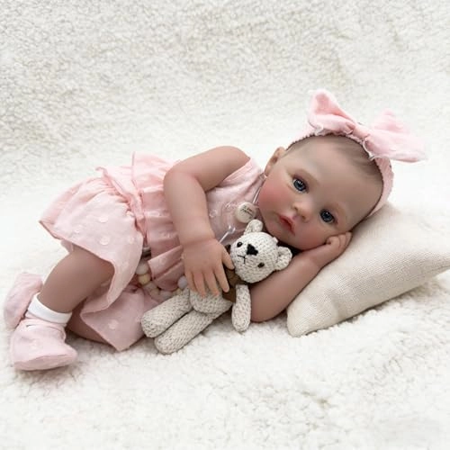 Meadow Reborn Baby Doll - 19 inch Vinyl Girl Ages 3+