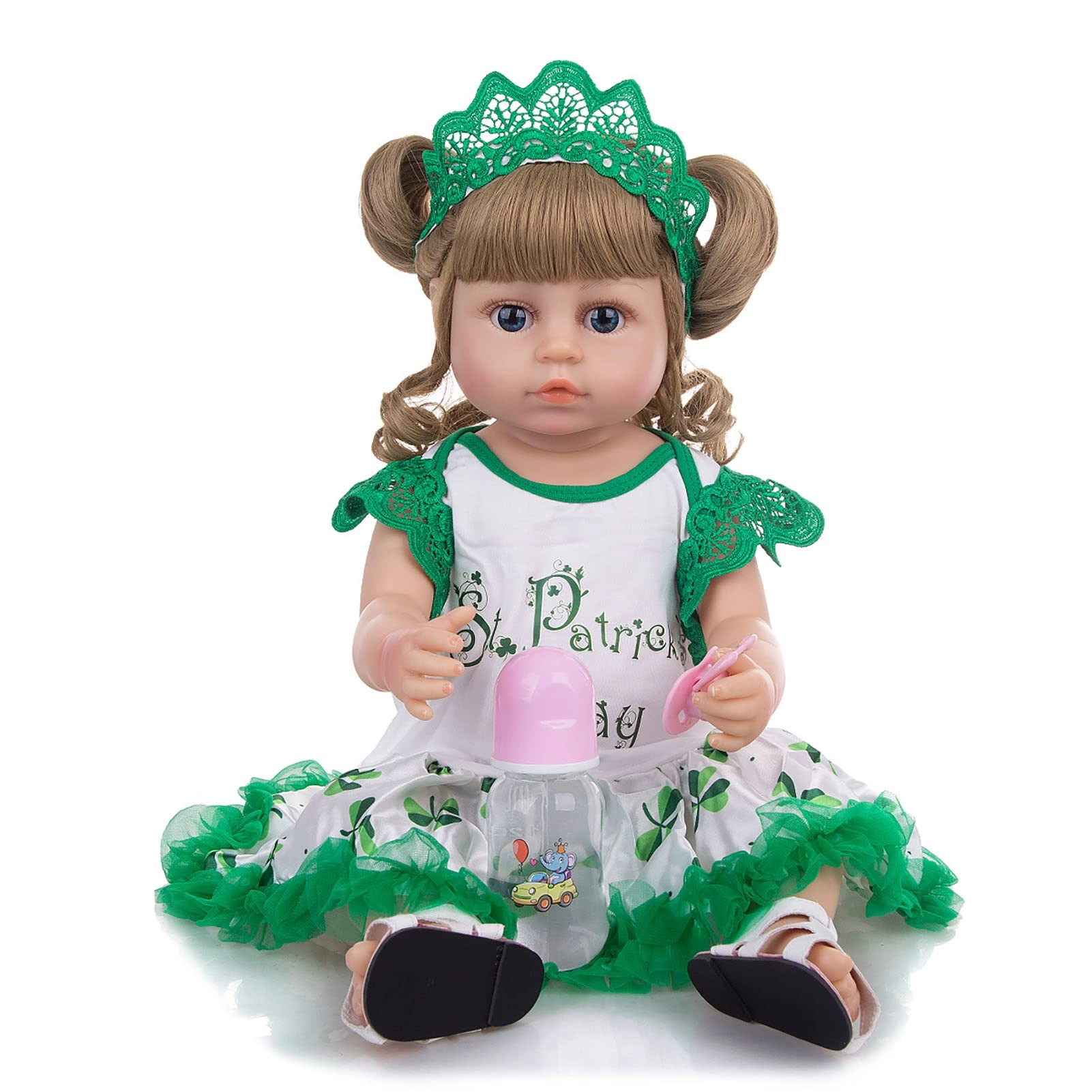 F&FSH Reborn Baby Doll - 22 Inch Vinyl Baby Girl