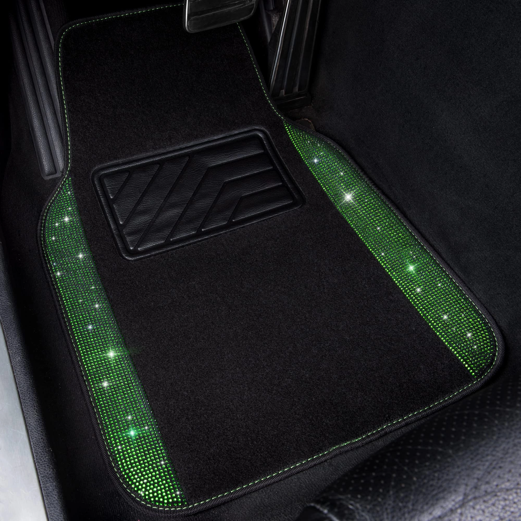 Bling Diamond Car Mats - 4.0 Count Universal Fit
