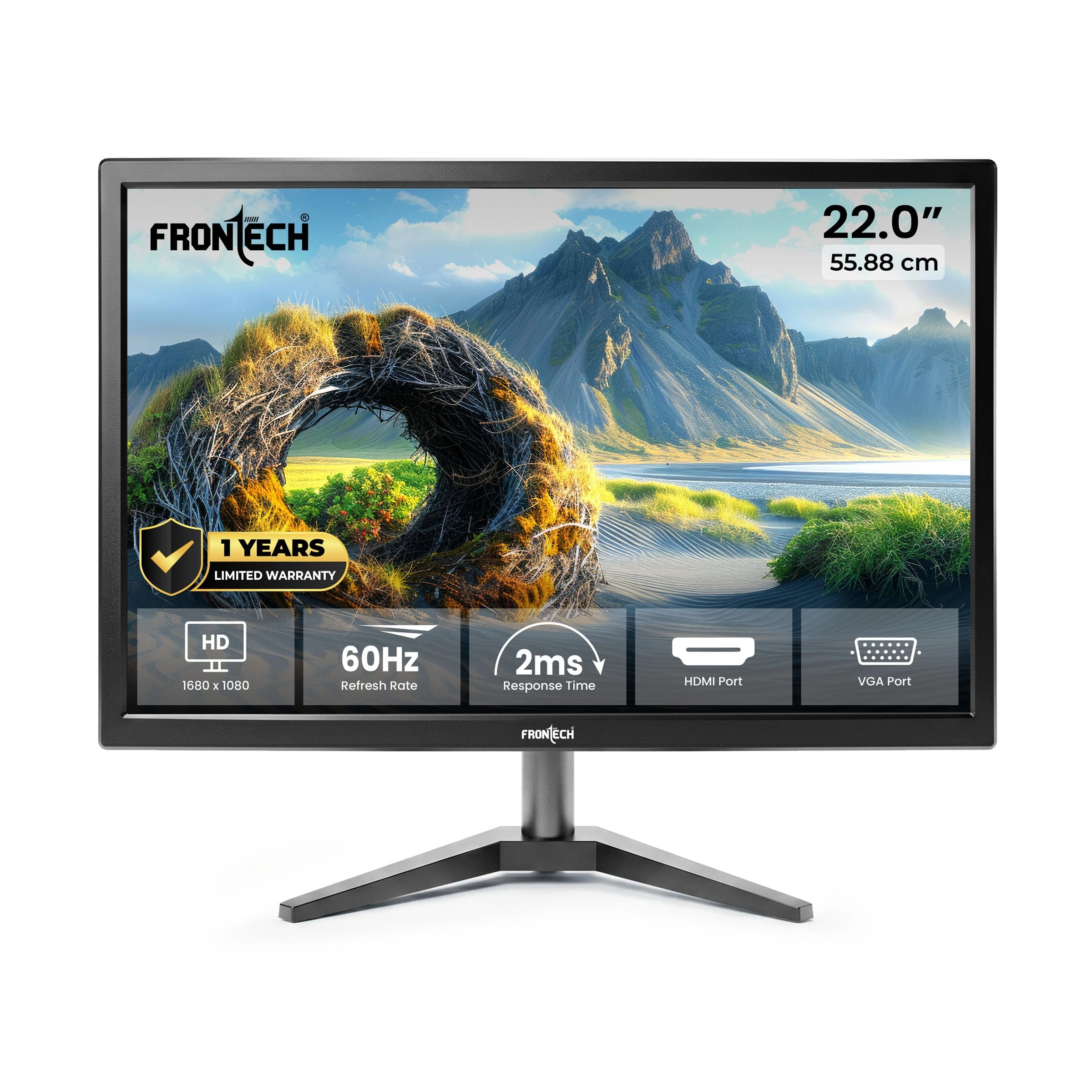 Nuevotech Industries Private Limited MON-0060 - 22 Inches 1680x1050
