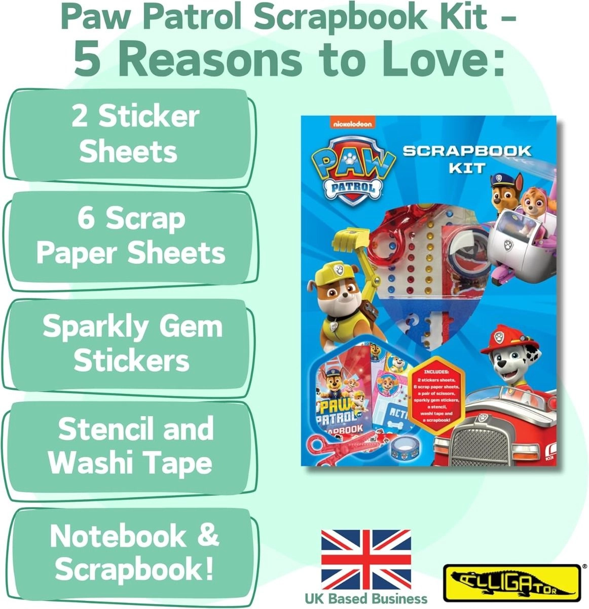 Paw Patrol Scrapbook Kit - 3+ years
