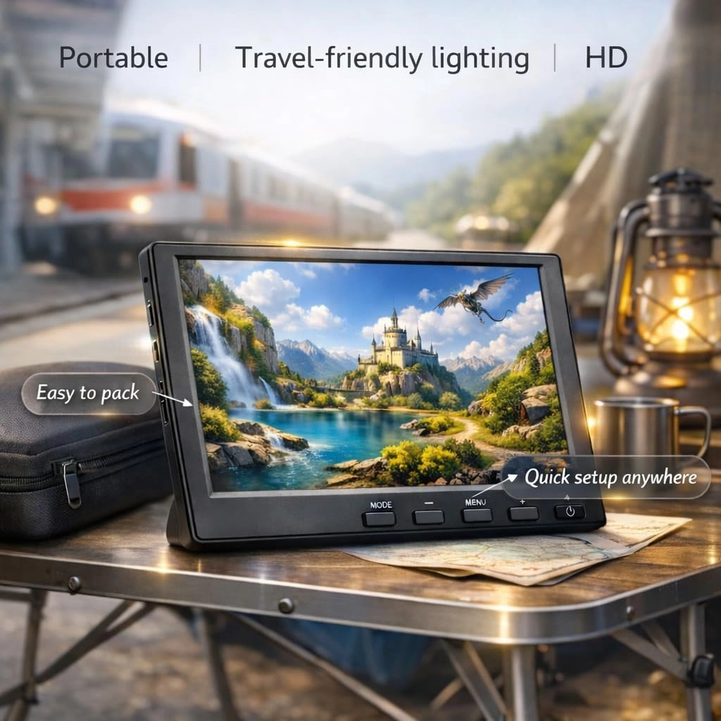 Portable Gaming Monitor - 1280x800 10.1 Inch