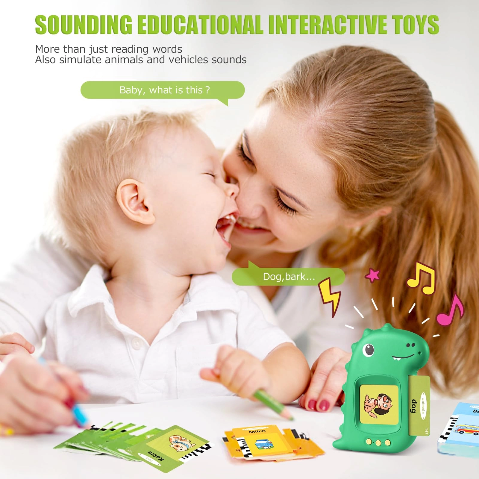 visator Flash Cards Language - 1-6 Years Old