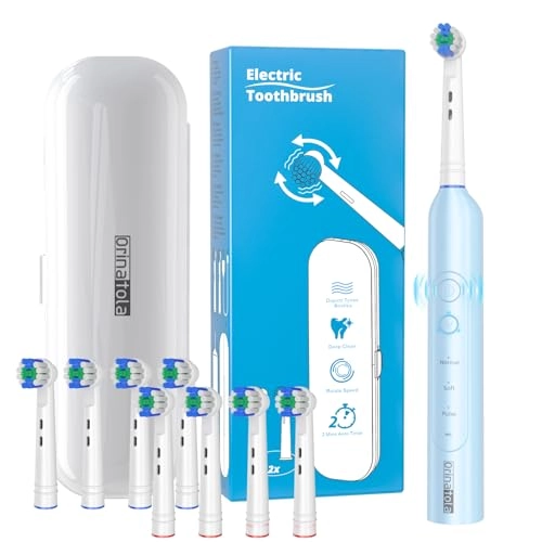 3862 - 8 Brush Heads 3 Modes White