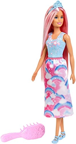 Barbie Dreamtopia Hairplay Doll - Multi-Colour Rainbow Princess