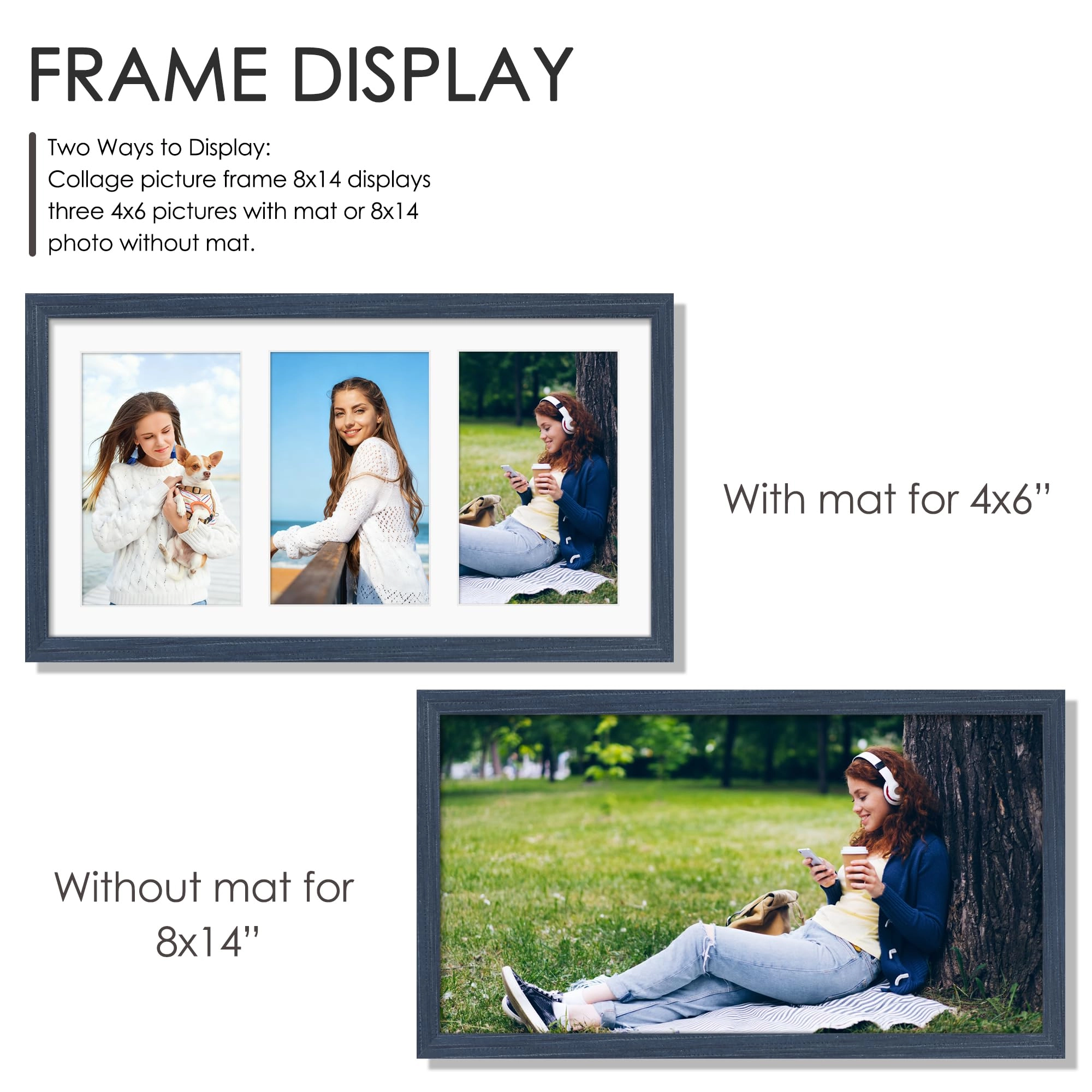 Collage Picture Frame - 8x14 3