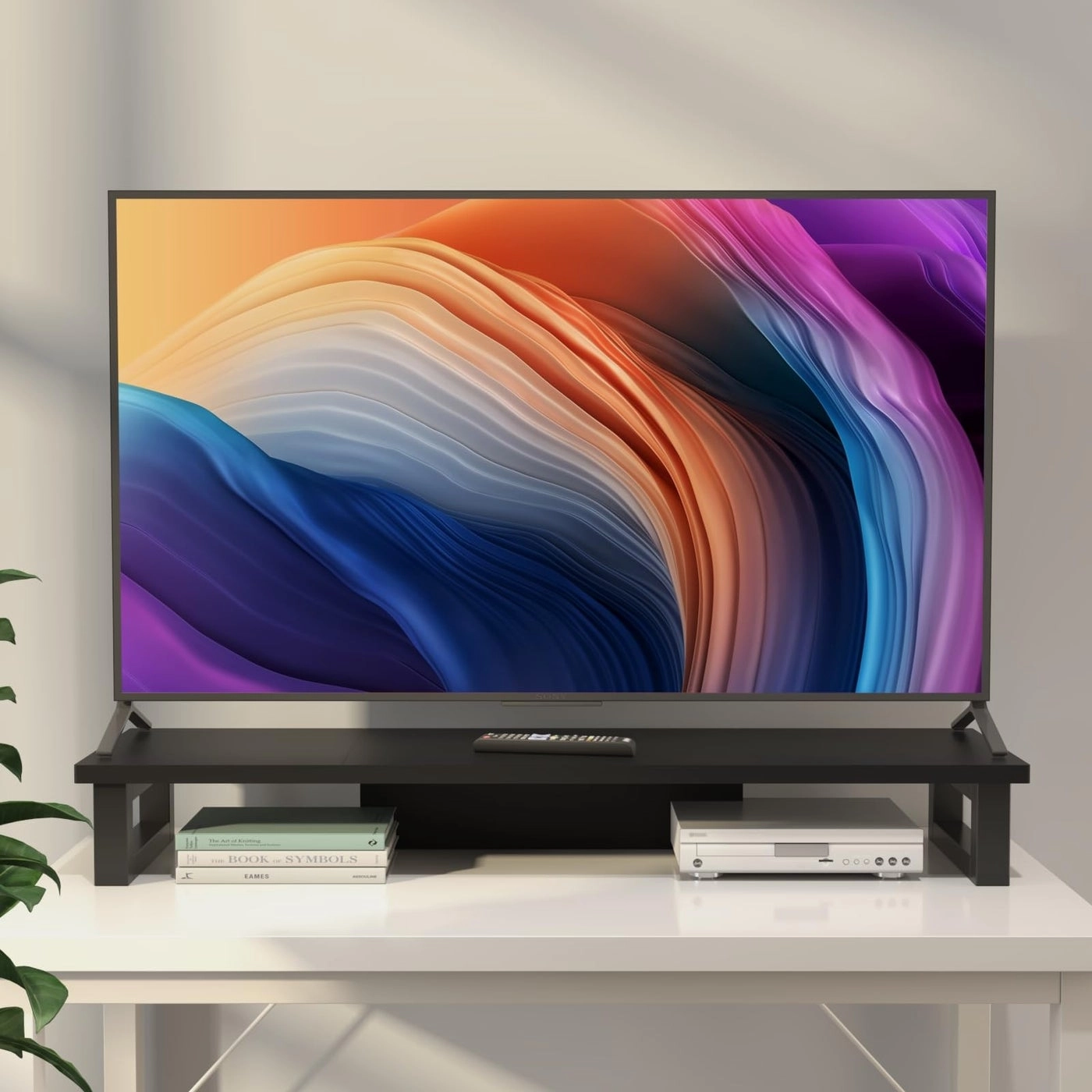 Monitor Stand Riser - Dual Wood and Steel