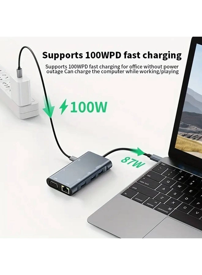 Hub-7-Ports - USB 3.0 100W Power Delivery Gigabit Ethernet