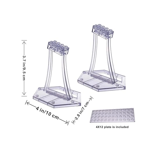 Display Stand - Transparent Plastic Angle Display