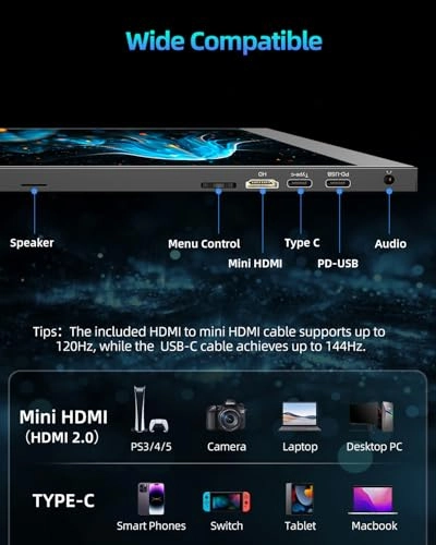 QLED Portable Gaming Monitor - 18" 2560x1600