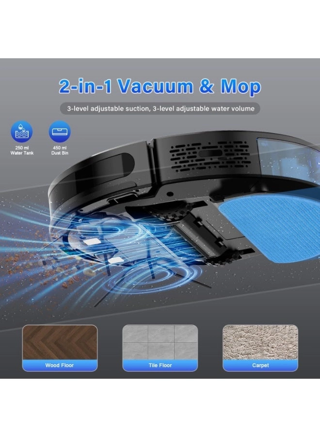 SG50 Robot Vacuum - With Mop, Self-Charging