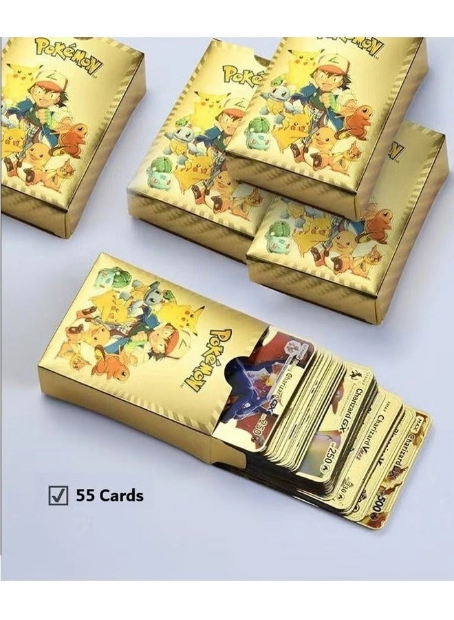Pokémon Assorted Cards Deck Box Set - Gold 55pcs