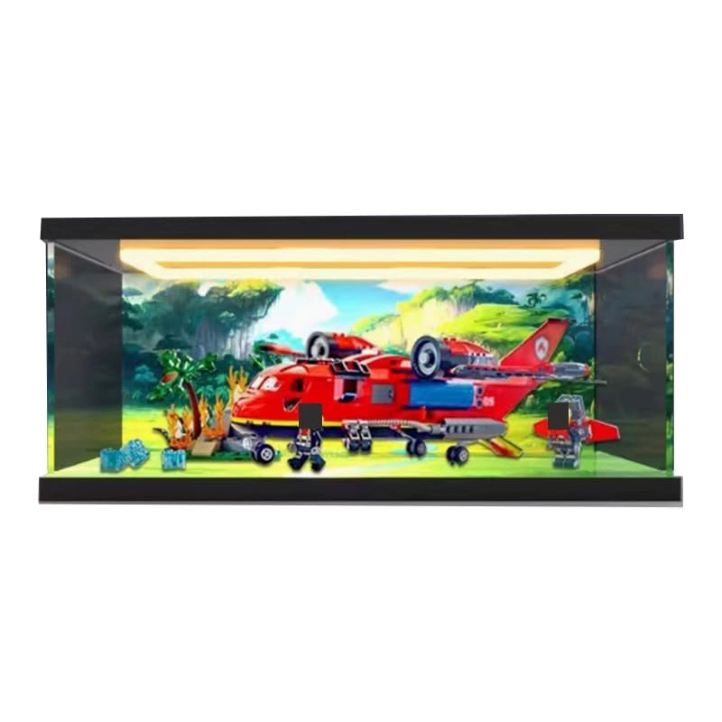 HCAEIOFJ Acrylic Display Case for LEGO City 60413