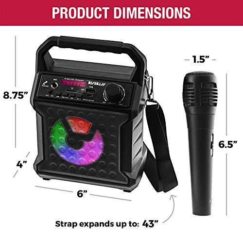 Portable Party Speaker - Microphone Karaoke