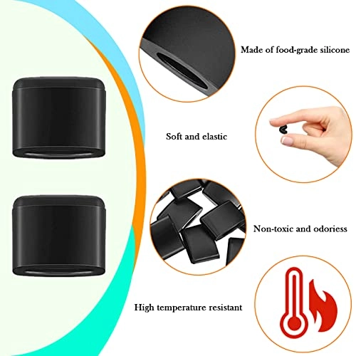 Air Fryer Rubber Bumpers - Food Grade Silicone 8 Pieces