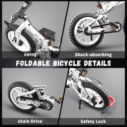 Foldable 1:6 Bicycle - 246 pcs