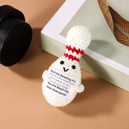 Positive Crocheted Bowling Ball - 11 cm Cotton