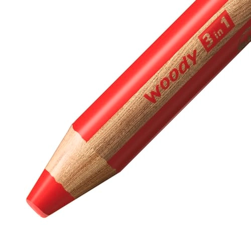 Woody 3 in 1 Watercolour Crayons - 6 Pcs