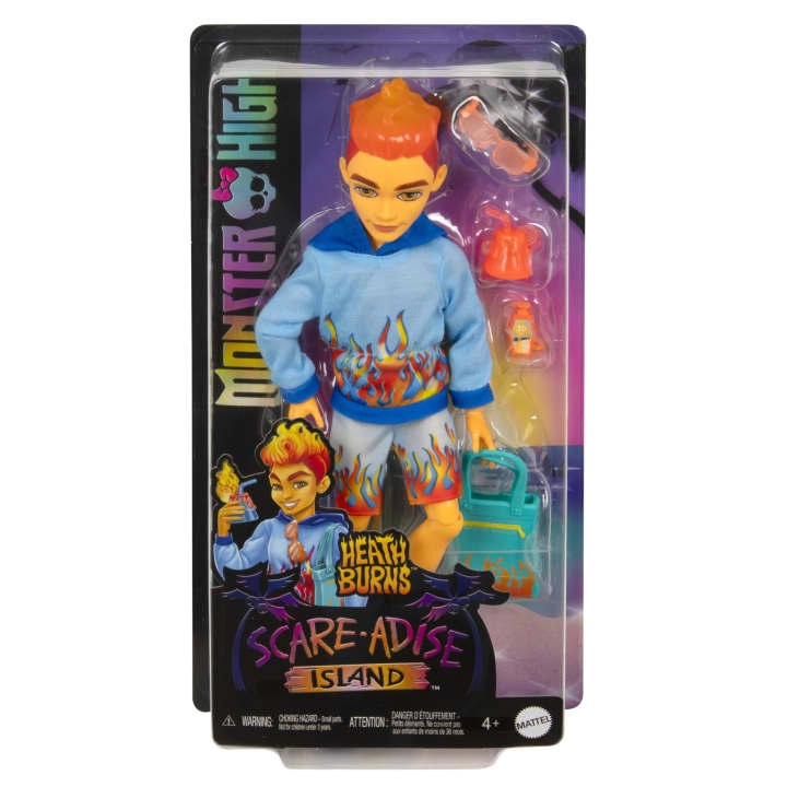 Heath Burns Doll - Scare-adise Island Ages 4+