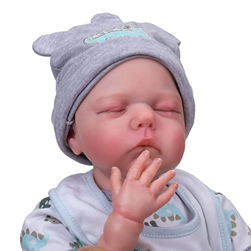 Willa Reborn Baby Doll - 50 cm Silicone vinyl Brown Eyes