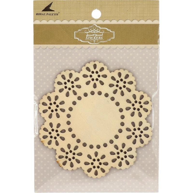 Wood Sticker - Wood 6 Pieces